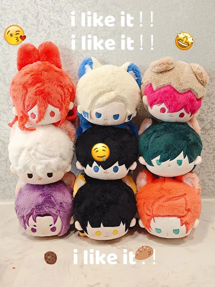 

Anime BLUE LOCK Chigiri Hyoma Michael Kaiser Nagi Seishiro Cosplay Plush Squeak Dumpling Doll Cartoon Maumet Toys Adorn Gift