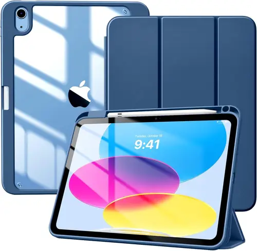 Imagen 2 del producto Funda para iPad (A16) 11.a generación 11 pulgadas 2025, funda para iPad de 10.a generación de 10,9 pulgadas 2022 con portalápices, funda protectora