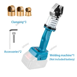 Máquina de solda de plástico sem fio, dispositivo de solda a quente para Makita bateria, PB, PE, PPR tubulação de água Melter, 340 °