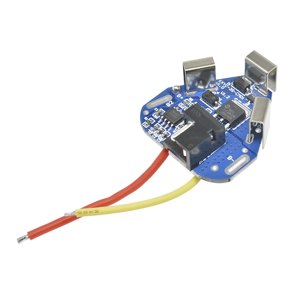 BMS 3S 12.6V 6A BMS 18650 Lithium Battery Protection Board Power Bank Balance Overcharge Overdischarge for Electric Drill