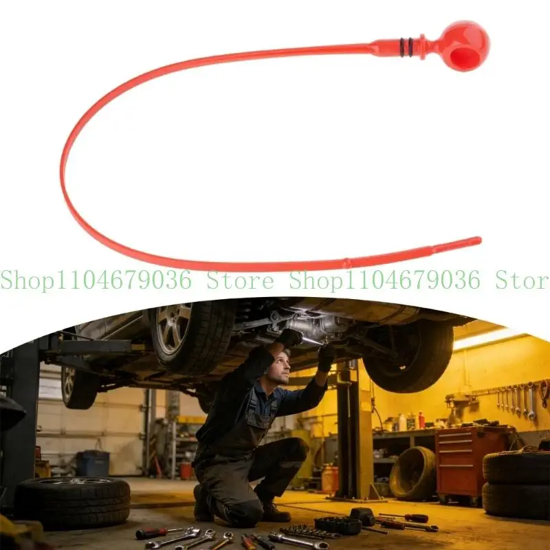 652F Plastic Engine Oil Dipstick Part for 2006-2016 Model-Year Fitment, Round Pull Handle for Routine Garage Oil Checks and