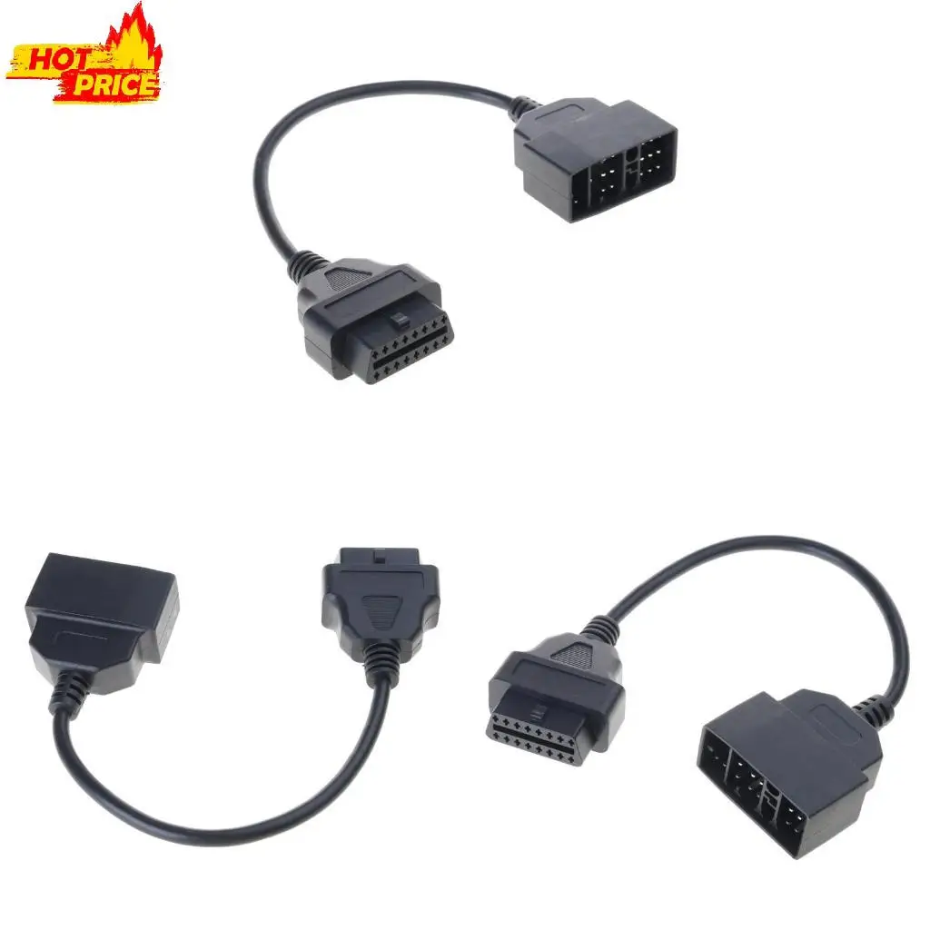 

Гибкий OBD2 22 PIN -контакт до 16 -контактных диагностических кабелей диагностики разъем диагностики для автомобилей для средств