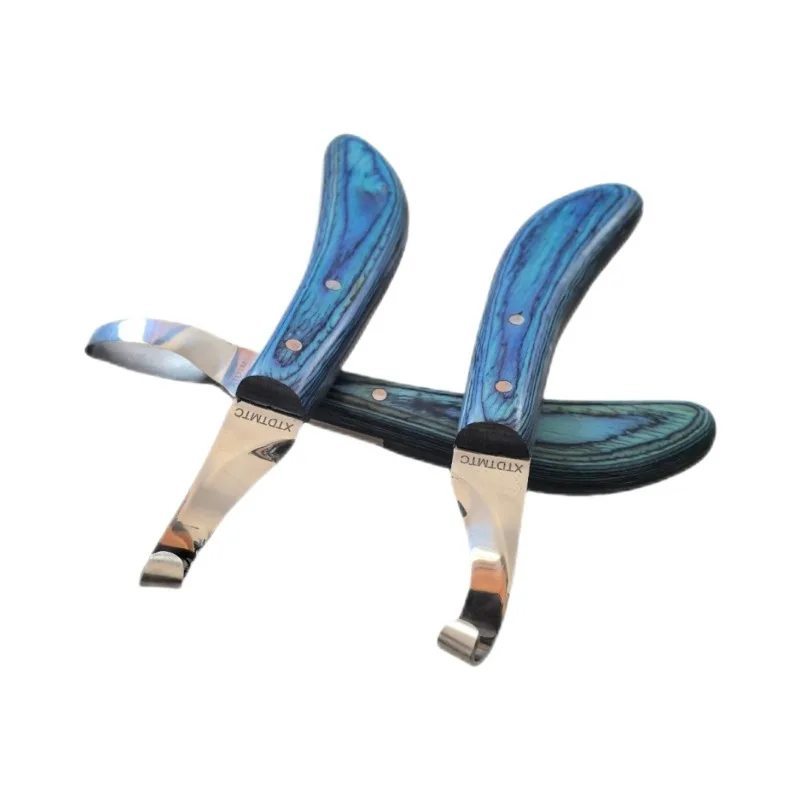 Double-sided horseshoe knife, repairing cattle and sheep's hoof knife, cutting hoof knife, hoof picking equestrian stable