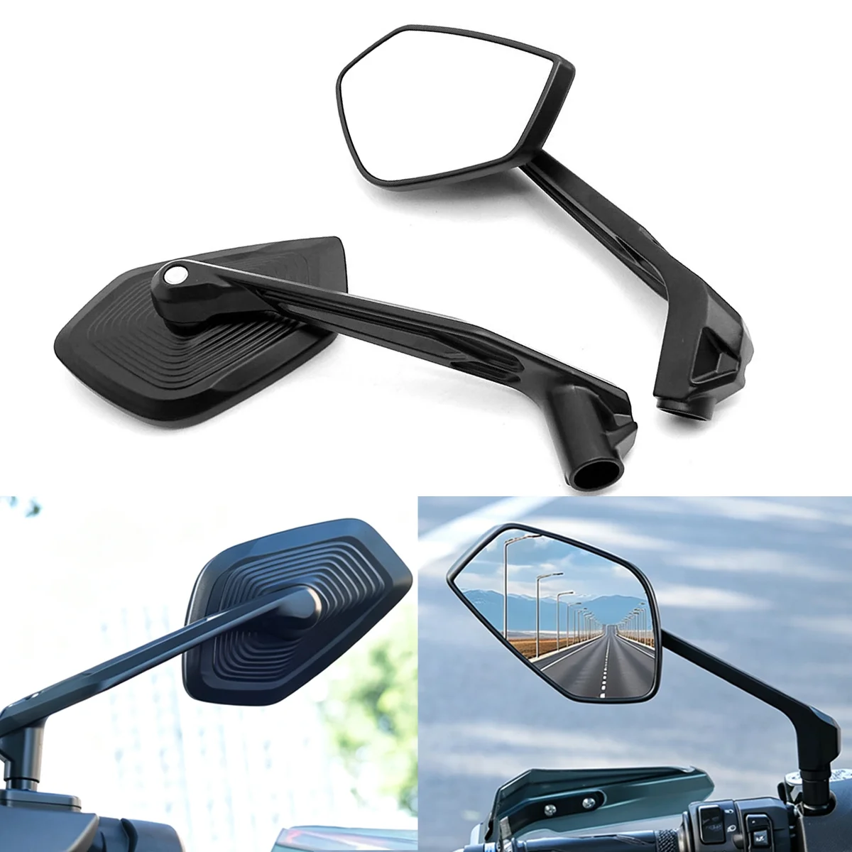 Motorcycle Rearview Mirror For BMW R1300GS 2024 R1200 1250 GS ADV F900R G310GS S1000XR Side Rear View Mirror