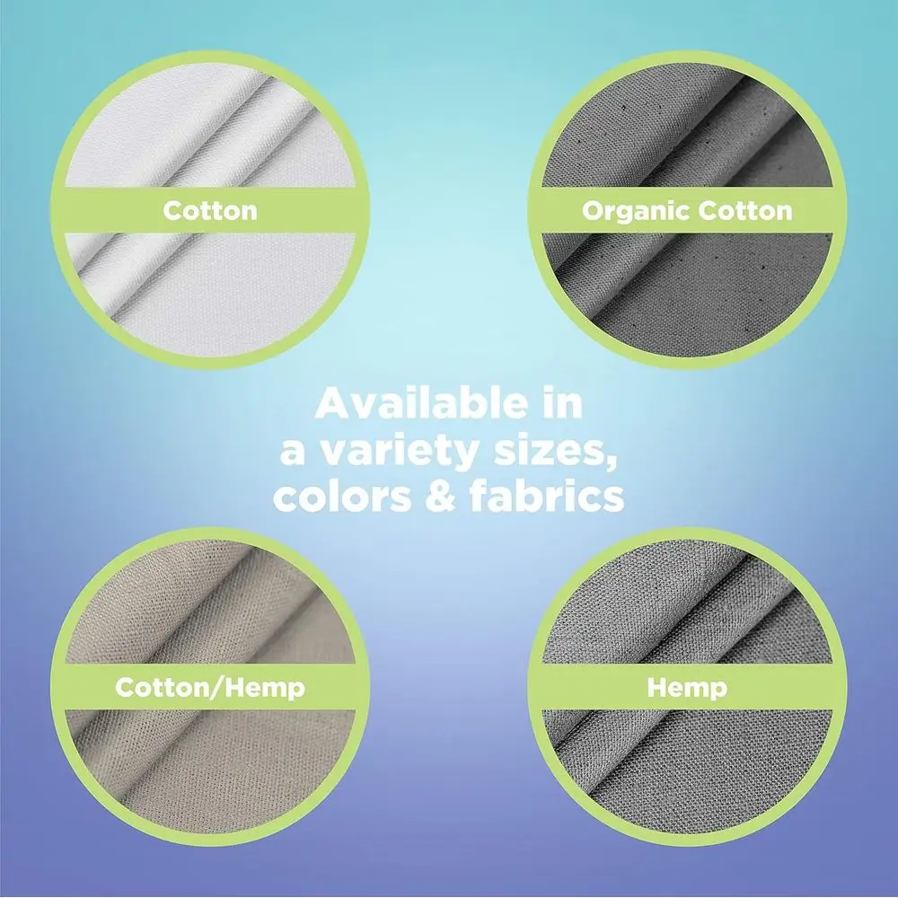 بطانة ستارة حمام قطنية صديقة للبيئة - مقاس قياسي - ستارة حمام بيضاء أنيقة وخفيفة الوزن - غير سامة، عديمة الرائحة - 36x74 I