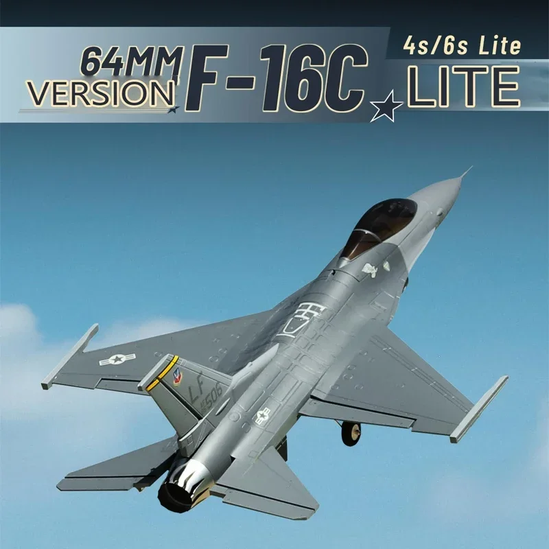 Freewing Rc Samolot 64mm Edf F-16c Falcon Model V2 Elektryczny model samolotu tunelowego