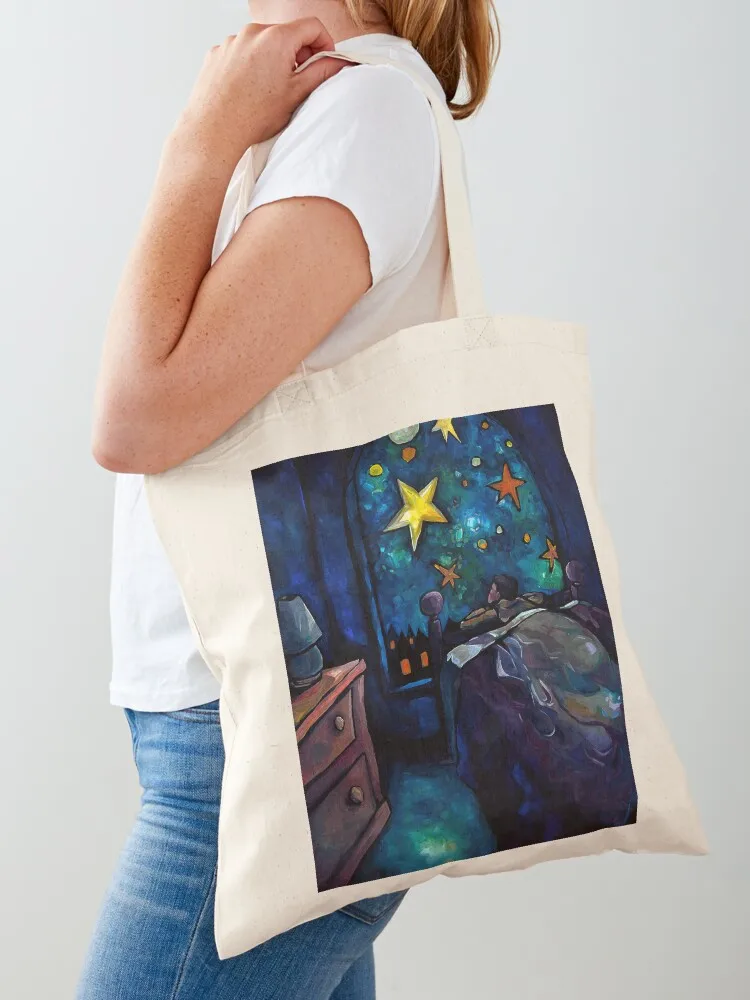 

The Brightest Night Light by Chad Elliott Tote Bag tote bag woman Eco bag bags woman 2025 Women's handbag