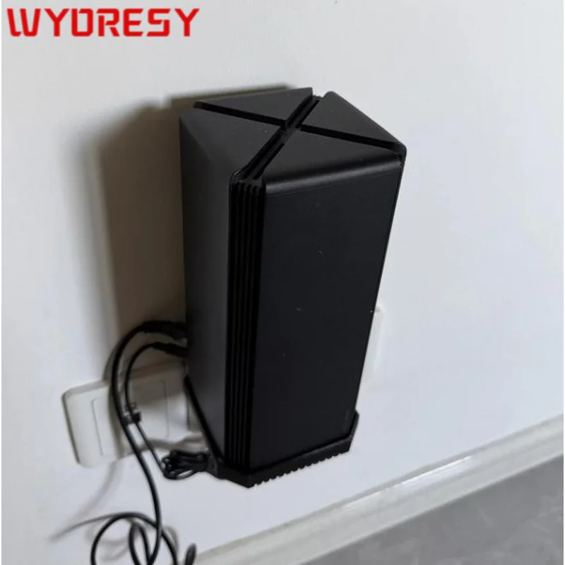 WYORESY for Xiaomi (AX3000) Router Wall Mount Bracket Shock Absorption Buffer Reduce Vibration Prevent Vertical Body Shaking