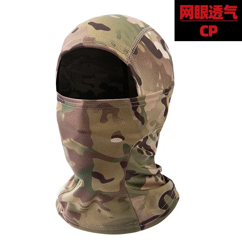 Máscara de camuflagem para homens, protetor solar ao ar livre, proteção contra areia, velo quente, lenço de cabeça Python, equipamento de inverno