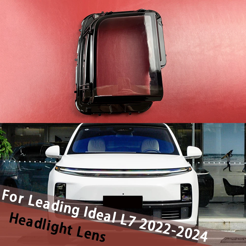

For Leading Ideal L7 2022 2023 2024 Headlamp Case Car Front Headlight Cover Head Lamp Shell Lens Caps Light Lampshade Lampcover