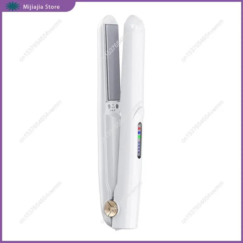 USB Charging Cordless Hair Straightener And Curler Mini Portable Travel Hot Tool Set Straight/Curl Functionality SALES