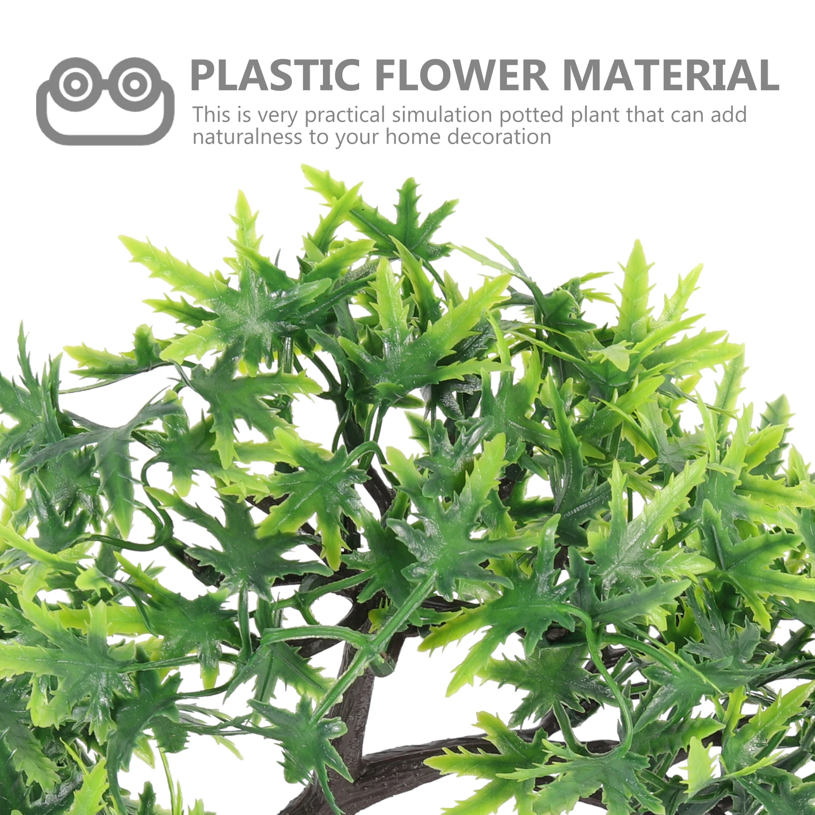 

Realistic Bonsai Decor Fake Potted Bonsai Artificial Plants for Home Office Desk Simulation Tree Plant Never Needs Watering