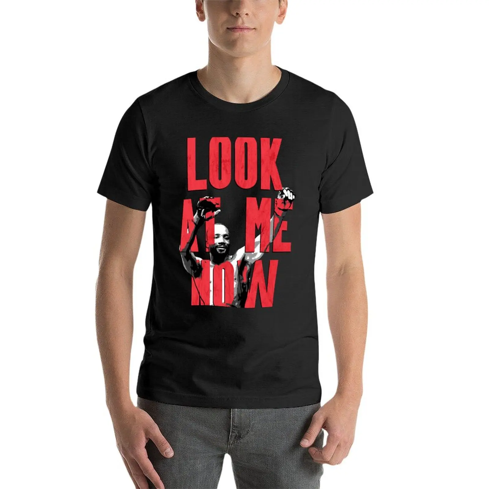 Leon Edwards T-Shirt Sneldrogende T-Shirts Zwaargewichten Heren T-Shirt Grafisch