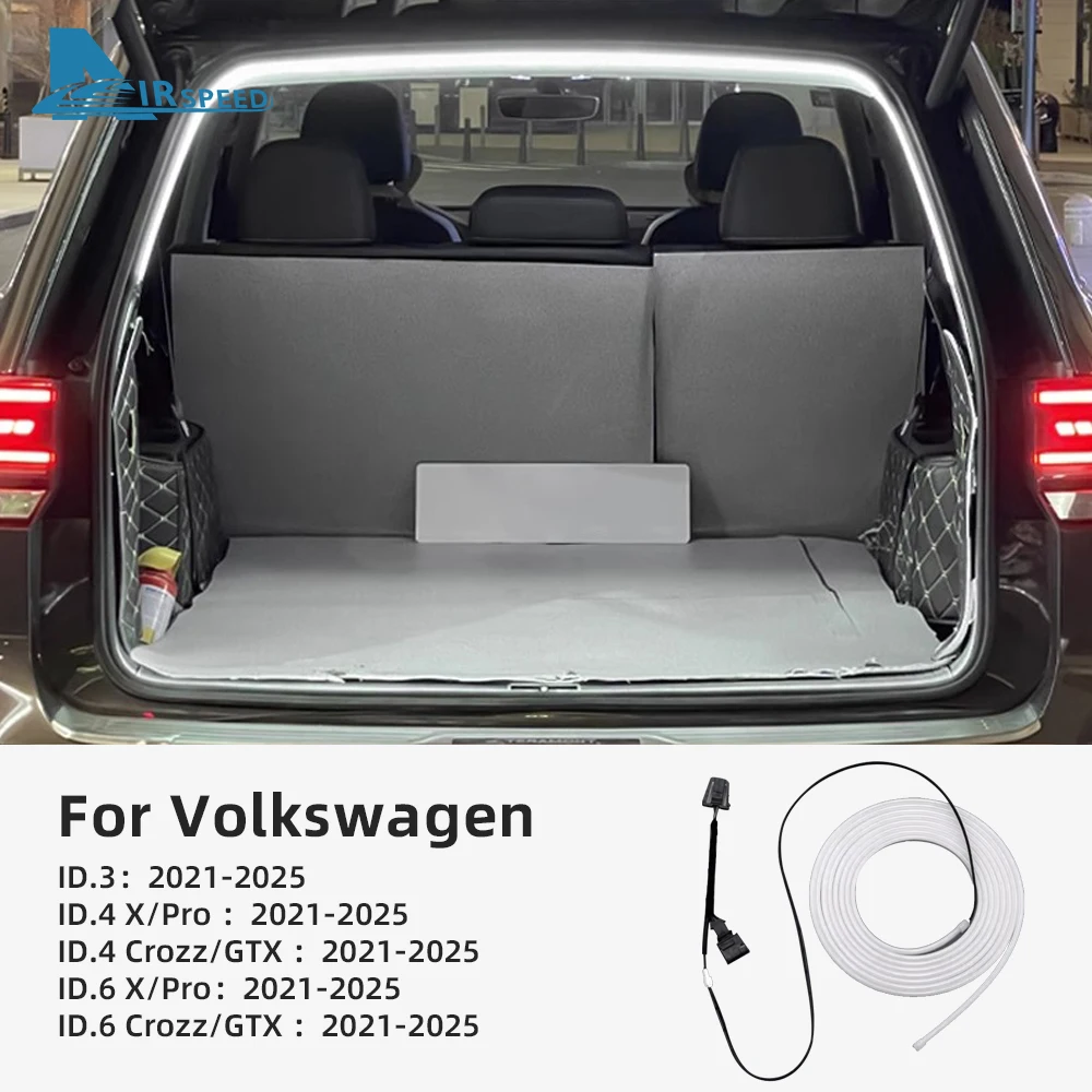 

Rear Trunk Light Strip for VW Volkswagen ID.3 ID.4 Crozz GTX ID.6 X Pro 2021-2025 Bright LED Silicone 12V Ambient Lighting