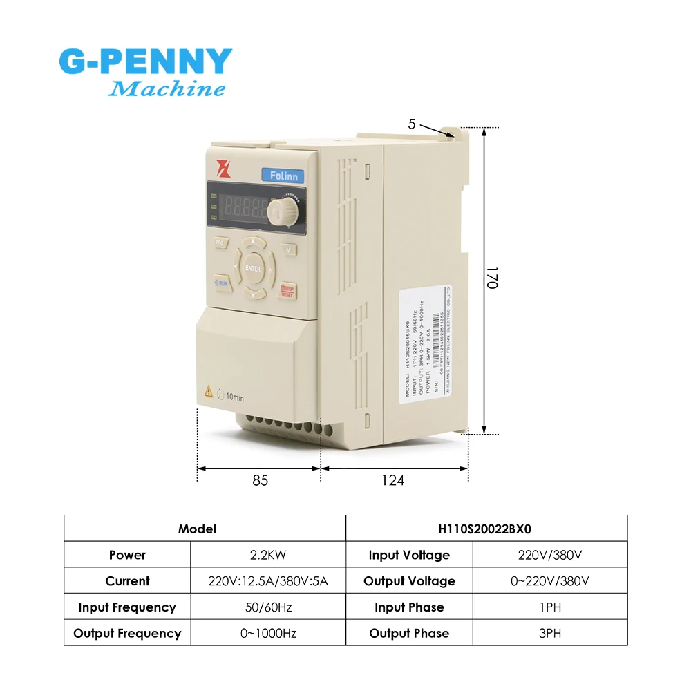 Professional Metal working spindle 2.2kw spindle motor for iron,copper,steel 800Hz Pole=4 & Fuling VFD & 85mm holder & 75w pump
