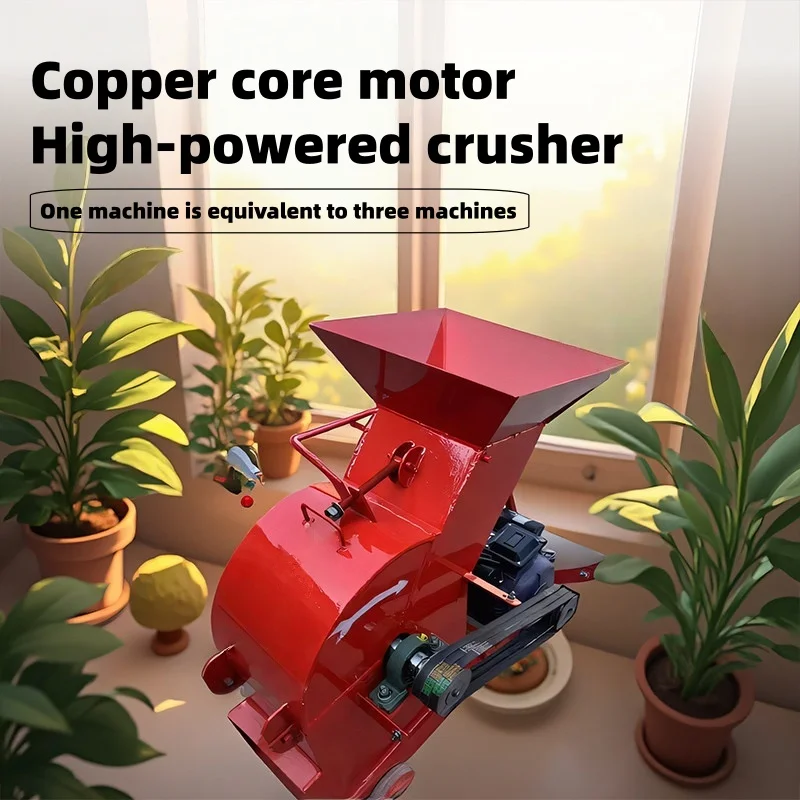 Hammer Type Crushing Machine Multi-Purpose Construction Waste Brick Concrete Rock Grinder Mobile Stone Crusher（Customized）