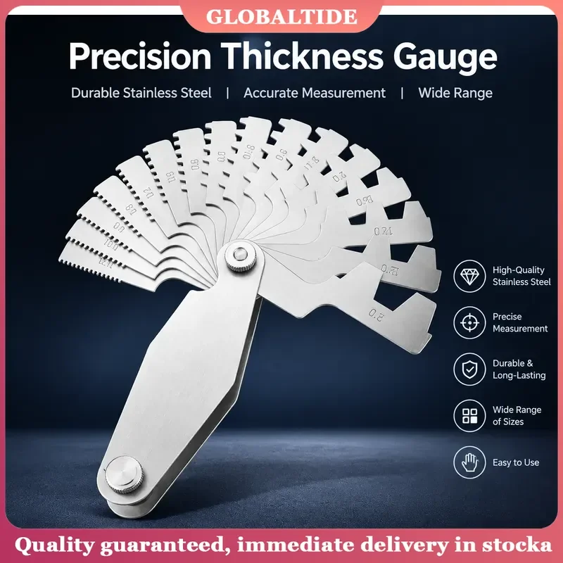 New T Thread Gauge ACME 29 / 30 Optional Screw Pitch Measuring Tool Screw Thread Pitch Gauge