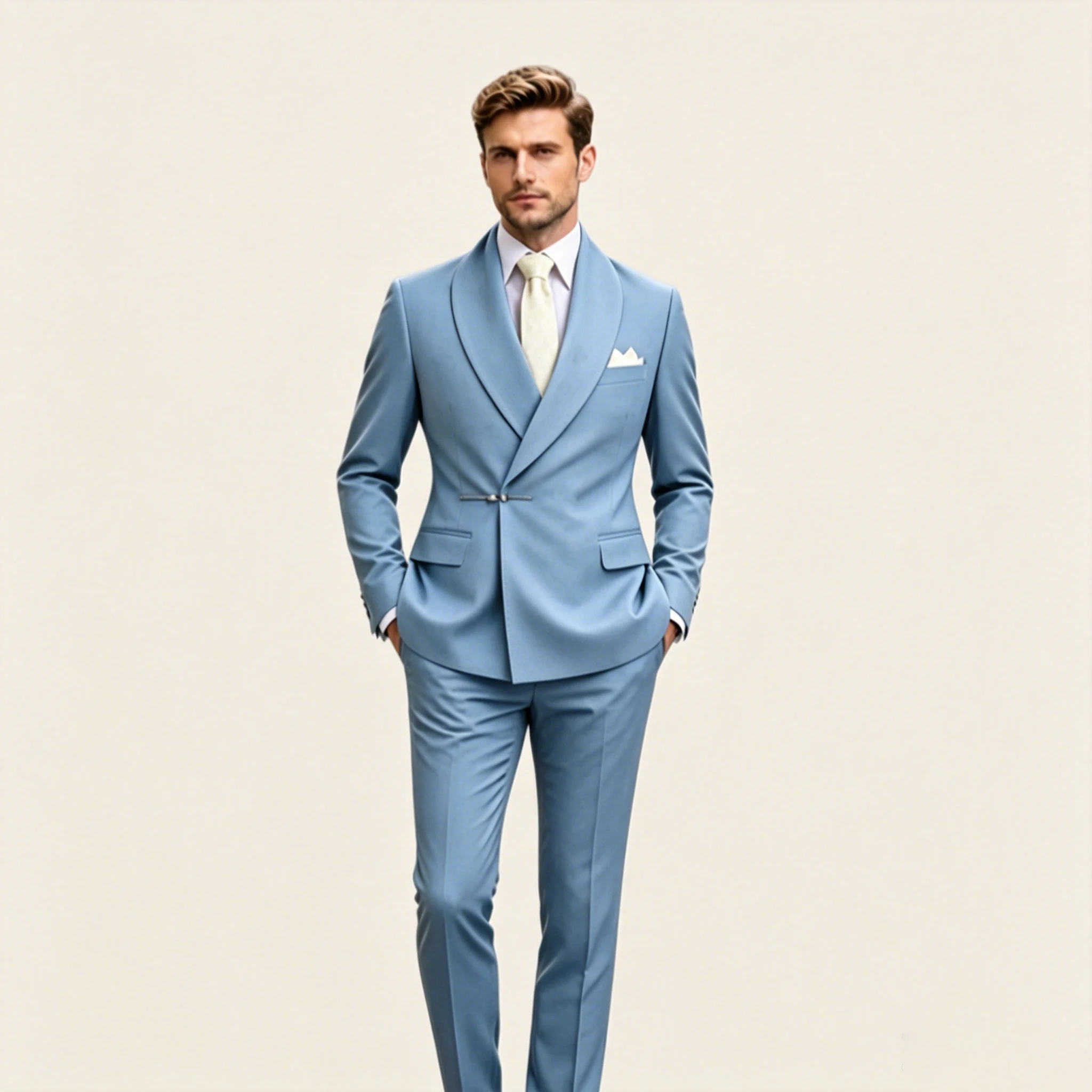 

Elegant Men Wedding Suits with Shawl Lapel One Bar Clasp Blazer for Man 2 Pieces Slim Outfit Blazer Prom Party Tuxedo Customized