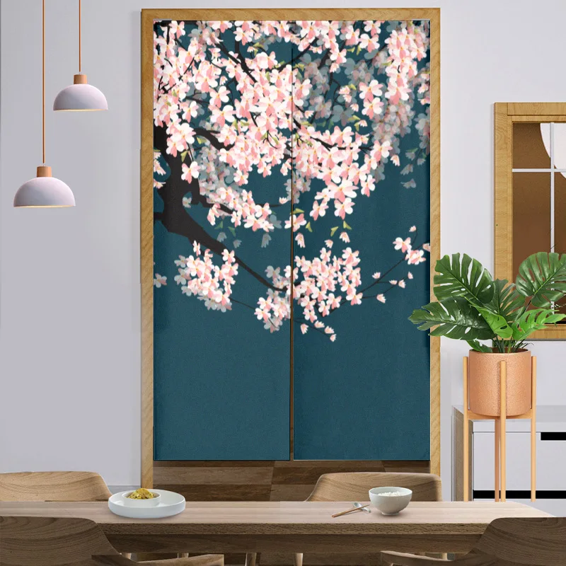 Toilet Bathhouse changing room Curtain Privacy Partition Doorway Curtains Kitchen Entrance Noren Linen Hanging Half-curtain