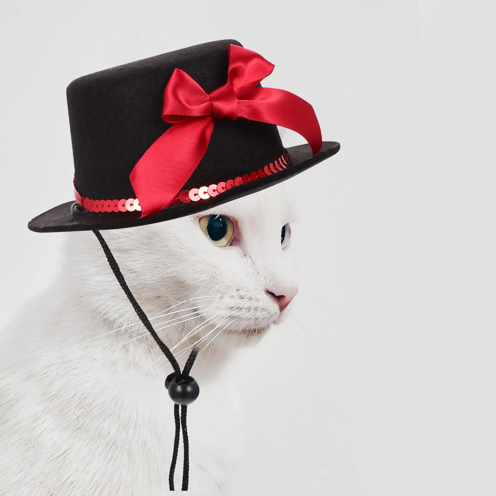 

Pet Lightweight Dog Cloth Wear resistant Puppy Small Christmas Decorative Bowler Cat Hat Photo Prop Pet Supply Costume Dog Hat