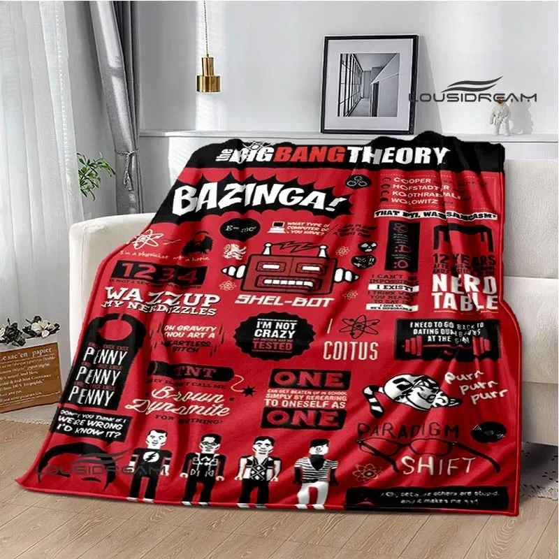 The Big Bang Theory blanket children warm blanket flannel soft and comfortable home travel bed blankets birthday gift