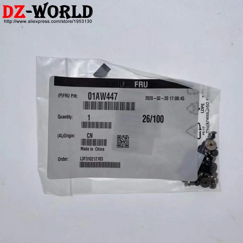 Screw Kit for Lenovo Thinkpad X240 X250 X260 Laptop 01AW447