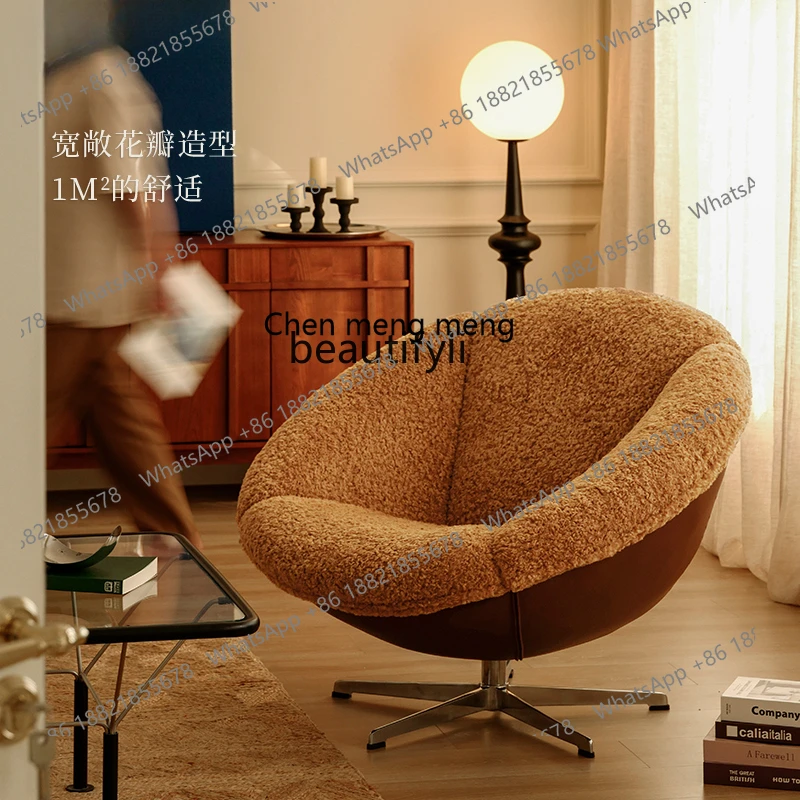 New arrive NN 360 degree rotating sofa chair household light luxury designer living room balcony single leisure lazy chair