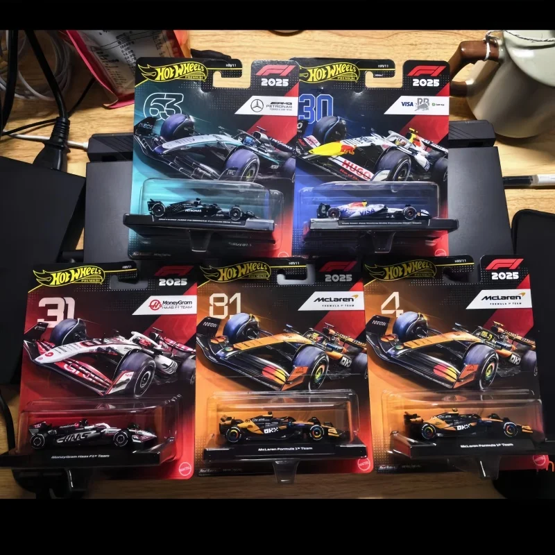 Hot Wheels Formel 1 HRV11-9C6J F1 Racing Series Limited AMG McLaren Druckguss-Legierung Modellautos Sammlung Spielzeug Geschenke Überraschung