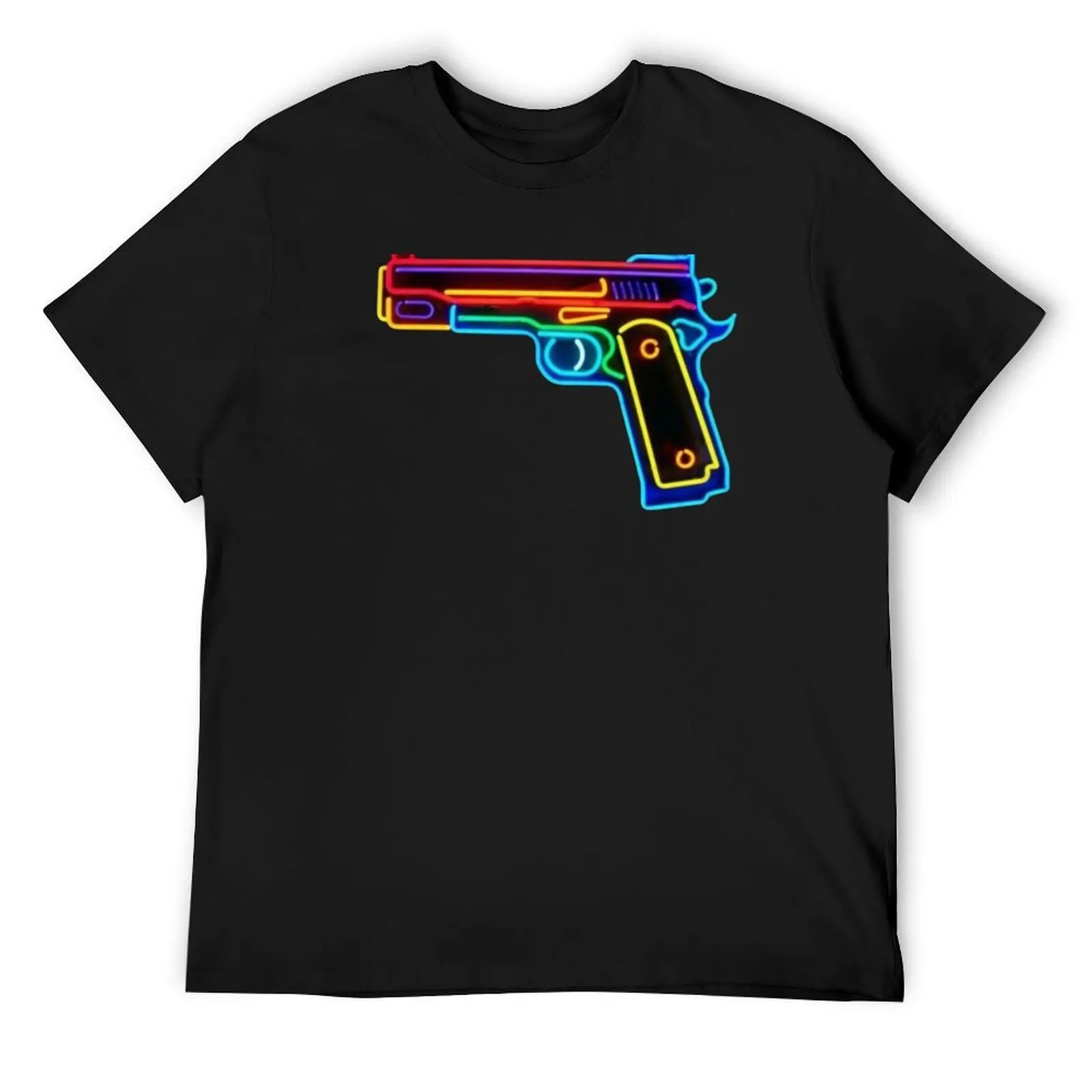 Laser pistol T-Shirt custom shirt aesthetic clothes summer top luxury clothes men