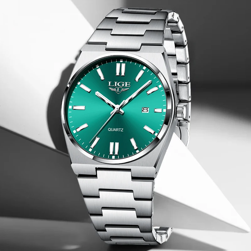 LIGE модные мужские часы для спорта на открытом воздухе водонепроницаемые часы мужские лучший бренд класса люкс светящиеся кварцевые наручные часы для мужчин Reloj Hombre