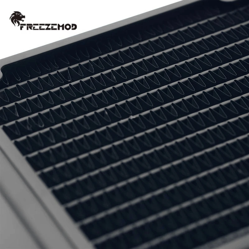 Imagem -04 - Zemod-radiador de Latão de Refrigeração a Água 65 mm de Espessura 240 mm Triple-layer Heat Sink Row Independente de Duas Camadas Tsrp-hp65240