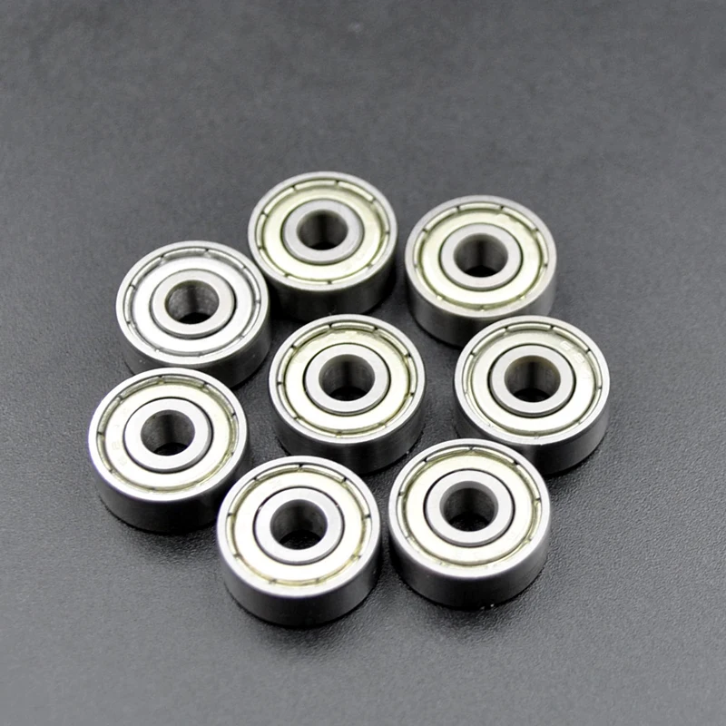 10Pcs Ball Bearings 623ZZ Deep Groove Miniature Bearings for Skateboard Scooter 3D Printers Bearings