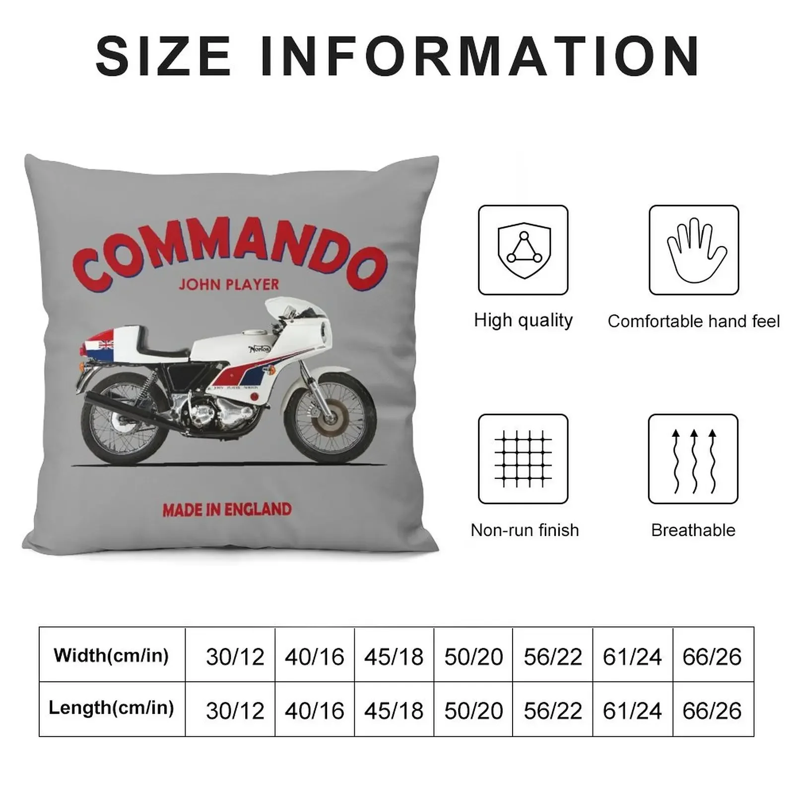 The John Player Commando Throw Pillow Sofa Cushions Sofa Decorative Covers Christmas Pillows pillow