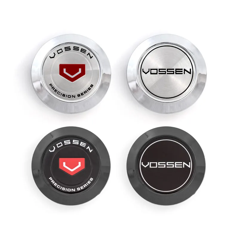 4PCS/lot 64MM Car Wheel Center Caps for VOSSEN  Emblem Logo Replacement Hub Caps