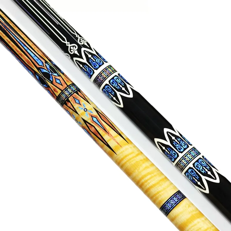 Premium Quality High-tech YFEN Carbon Fiber Shaft Multi Layers Cue Tip Billiard Pool Cue Stick with Extension