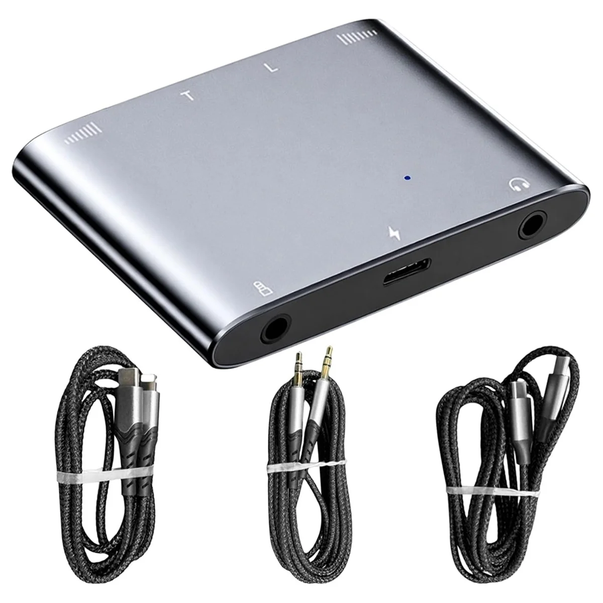 New 3C-Audio Interface Adapter for Livestreaming Dual Stereo High-Resolution Sound Card for Live Singing and Recording