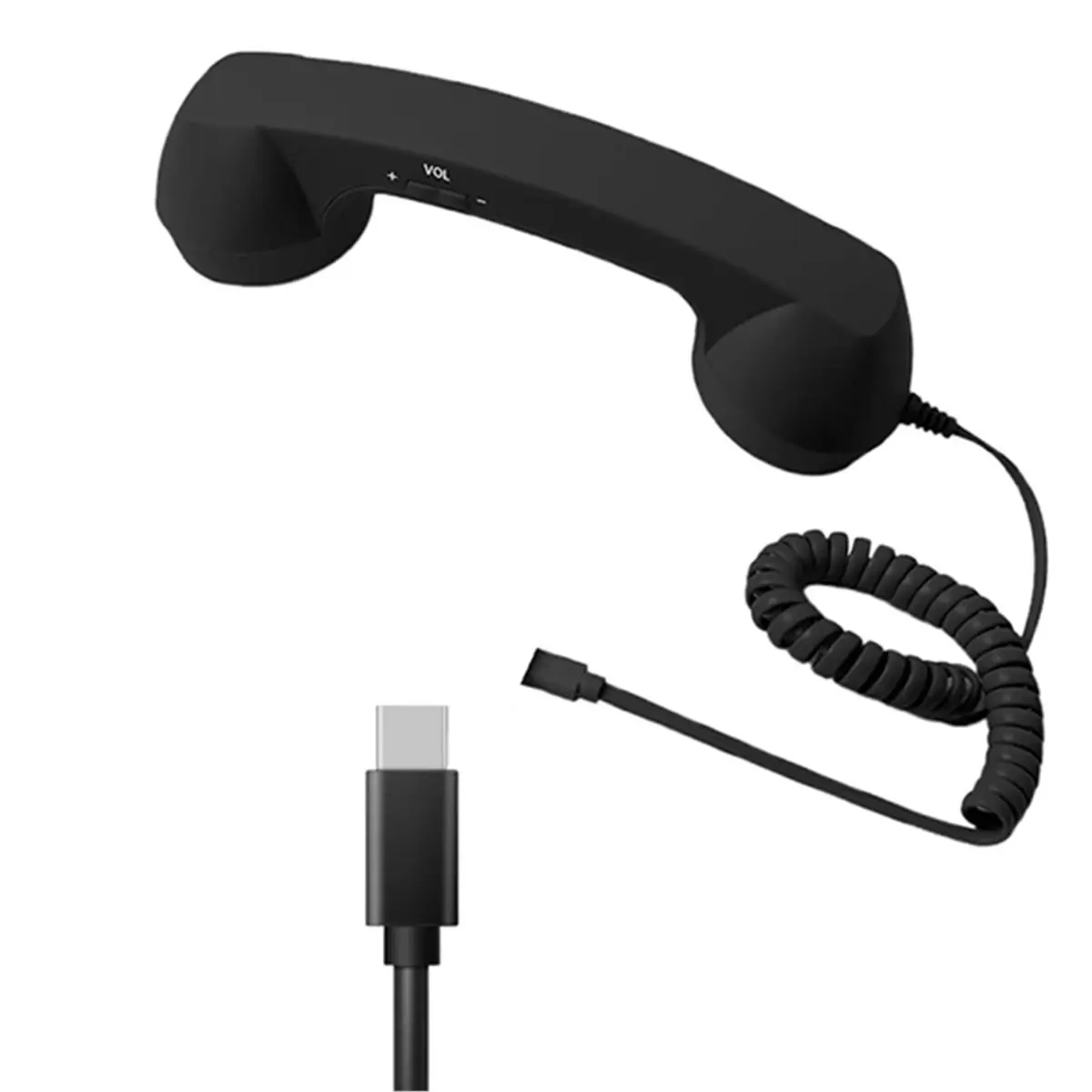 Best sales 2026 Type-C Retro Telephone Handset, Vintage Style Mobile Phone Receiver with Enhanced Audio