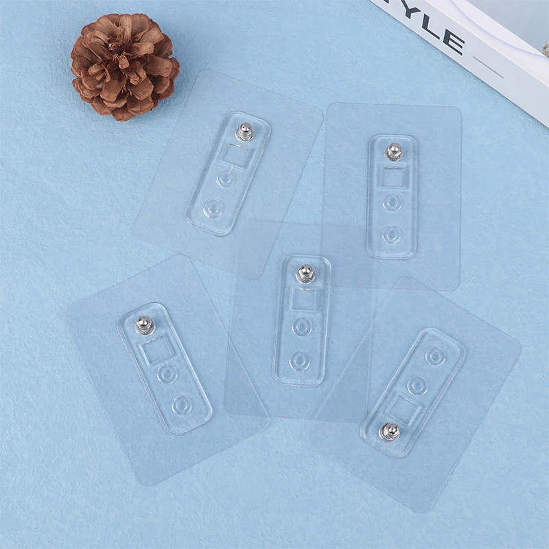 Sem-soco forte parafuso adesivo cabides, ganchos sem unhas, ganchos pegajosos, carga-rolamento, 5pcs