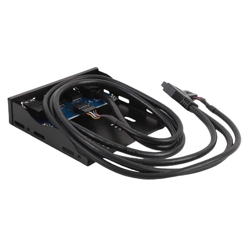 

3.5Inch 20Pin to 2 USB 3.0 Port HUB + HD Audio PC Floppy Expansion Front Panel-ABVP