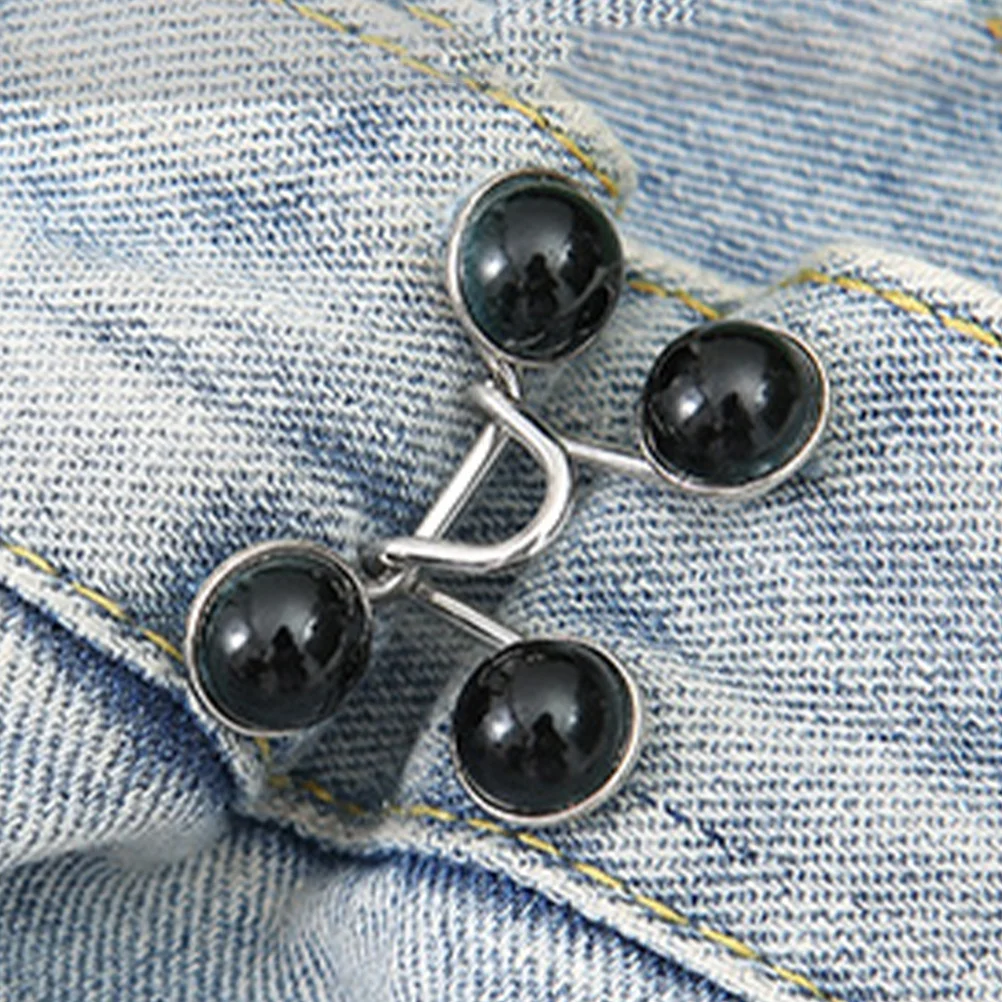 

4Pcs Jean Waist Tightener Adjustable Waistband Clip Practical and Fashionable Pant Waist Adjuster for Loose Jeans