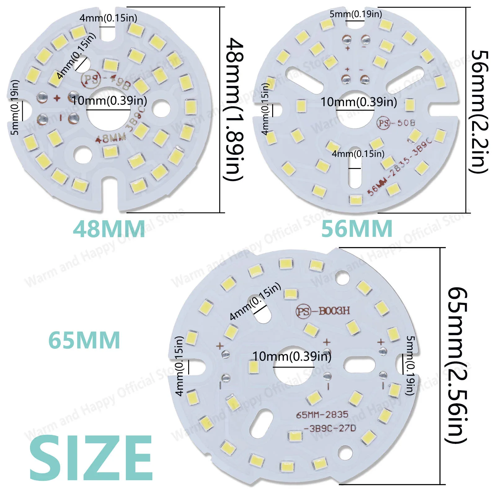 Puce de perle LED 9W DC27-28V SMD2835 720-900lm panneau lumineux LED projecteur extérieur projecteur blanc froid blanc neutre blanc chaud