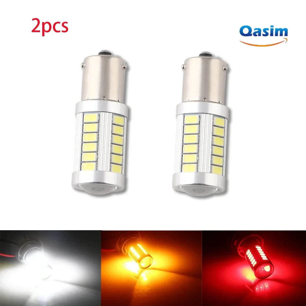 

2pcs 1156 1157 5730 5630 33SMD LED Bulb P21W BAU15S P21/5W 7440 W21W W21/5W 7443 12V for Turn Signal Light Reverse Lamp