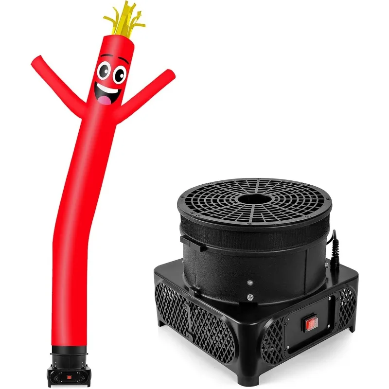 

10FT Tall Inflatable Tube Man Wacky Wavy Dancing Guy with 3/4 HP Weather-Resistant Blower (12''Diameter) for Outdoor Decoration