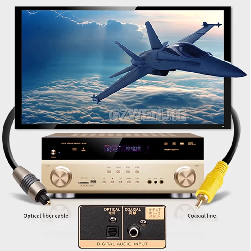 Amplificador de áudio para home theater, 6 canais, bluetooth, hifi, digital, verdadeiro 5.1, sistema de som de karaokê de alta potência para sala de estar