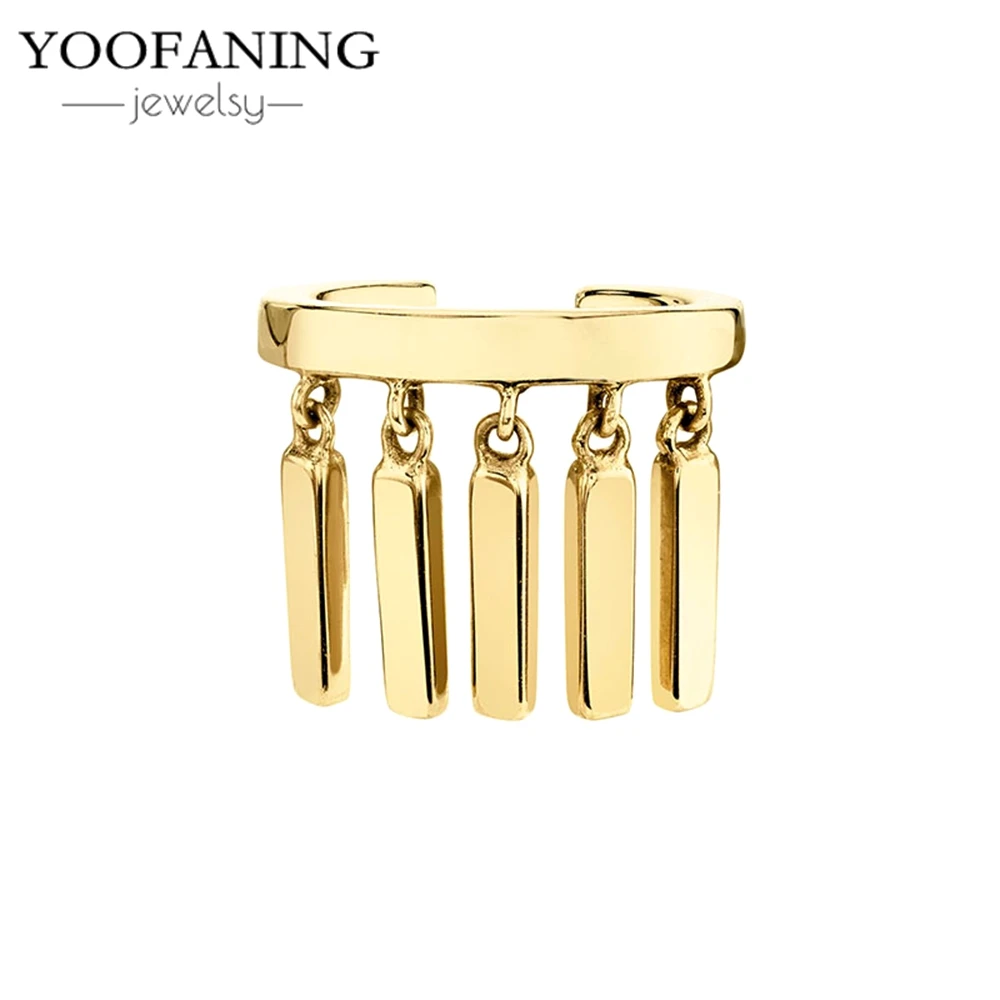 1PC Classic 24K Gold Women's Retro Gold and Silver Clip Earrings Cartilage Non Perforated Earrings Fashion Items Party Jewelry