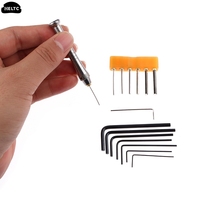 7Pcs/set Alloy Steel Hexagon Wrench Hexagon Key Allen Wrench Hand Repair Tools 0.7mm/0.9mm/1.3mm/1.5mm/2mm/2.5mm/3mm