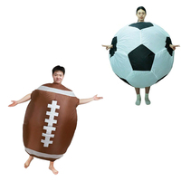 Adult Inflatable Football Rugby Cosplay Costumes Jerseys World Cup Games Party Decoration Atmosphere Halloween party