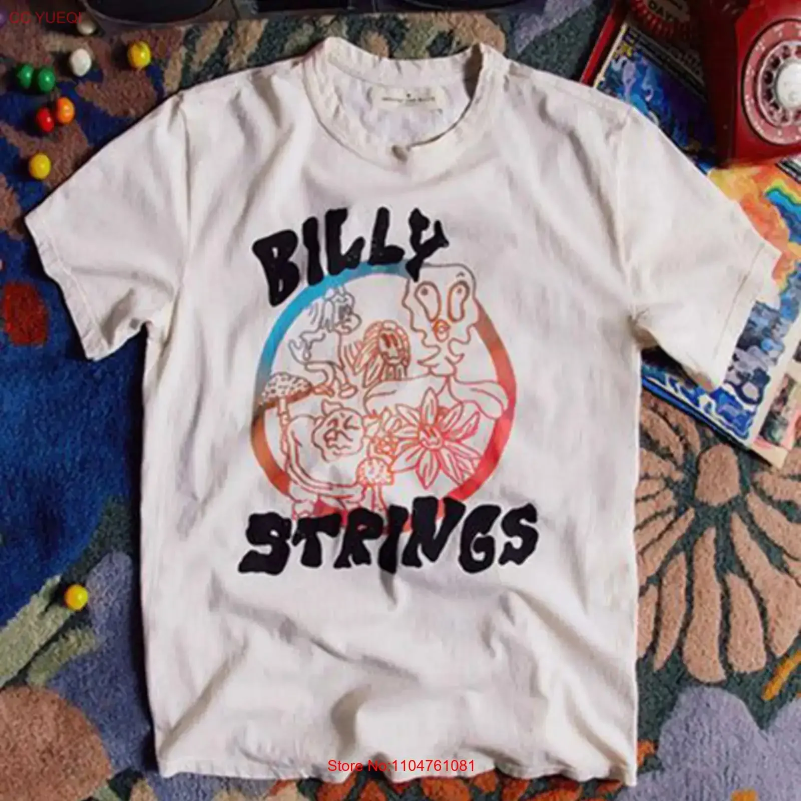 Vintage Billy Strings T Shirt Full Size S to 5XL BL211 vintage Washed Stylish Stretched fashion Versatile homme Soft streetwear