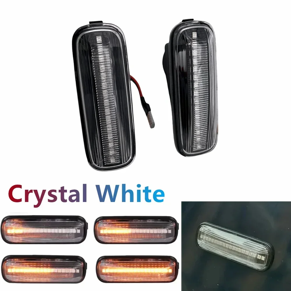 LED Dynamic Turn Signal Side Marker Light 2PCS New Sequential Blinker  For Honda Ballade Hatchback Civic CR-V RD1 Car Accessory