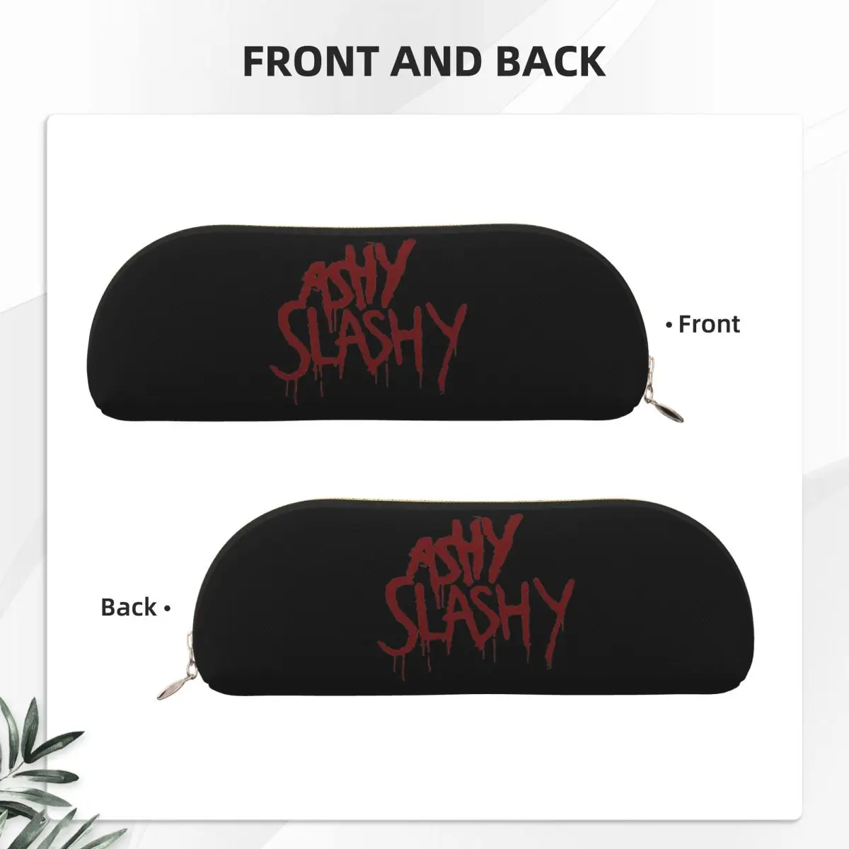 الرماد مقابل الشر الميت آشي سلاشي مقلمة حامل قلم تخزين لوازم مكتبية صندوق القلم حقيبة أقلام رصاص لهدايا صبي فتاة